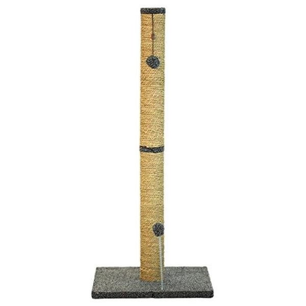 Cat Craft CAT CRAFT COM30SGGRFL 30 in. Sea Grass Scratching Post; Grey COM30SGGRFL